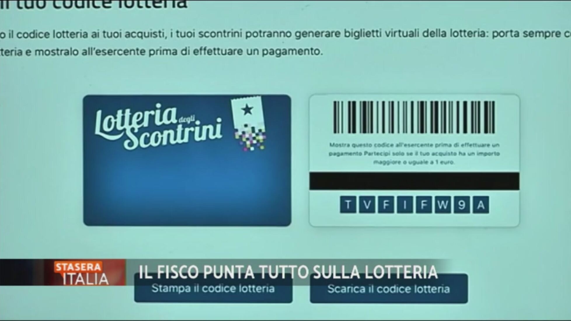 La Lotteria Degli Scontrini Stasera Italia Video Mediaset Play