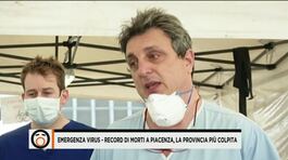 Emergenza virus, record di morti a Piacenza thumbnail