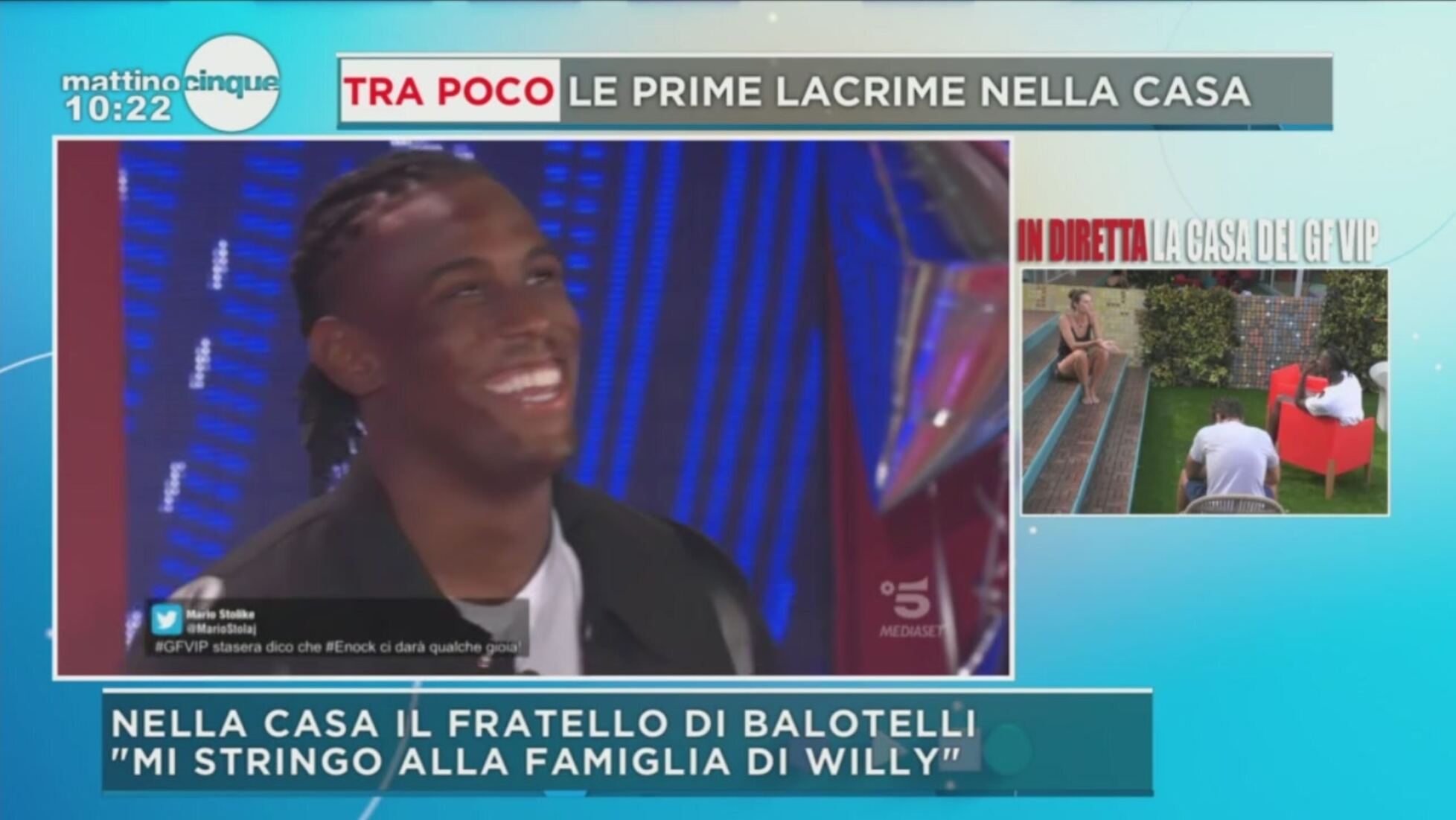 Gf Vip Nella Casa Enock Barwuah Il Fratello Di Mario Balotelli Mattino Cinque Video Mediaset Play
