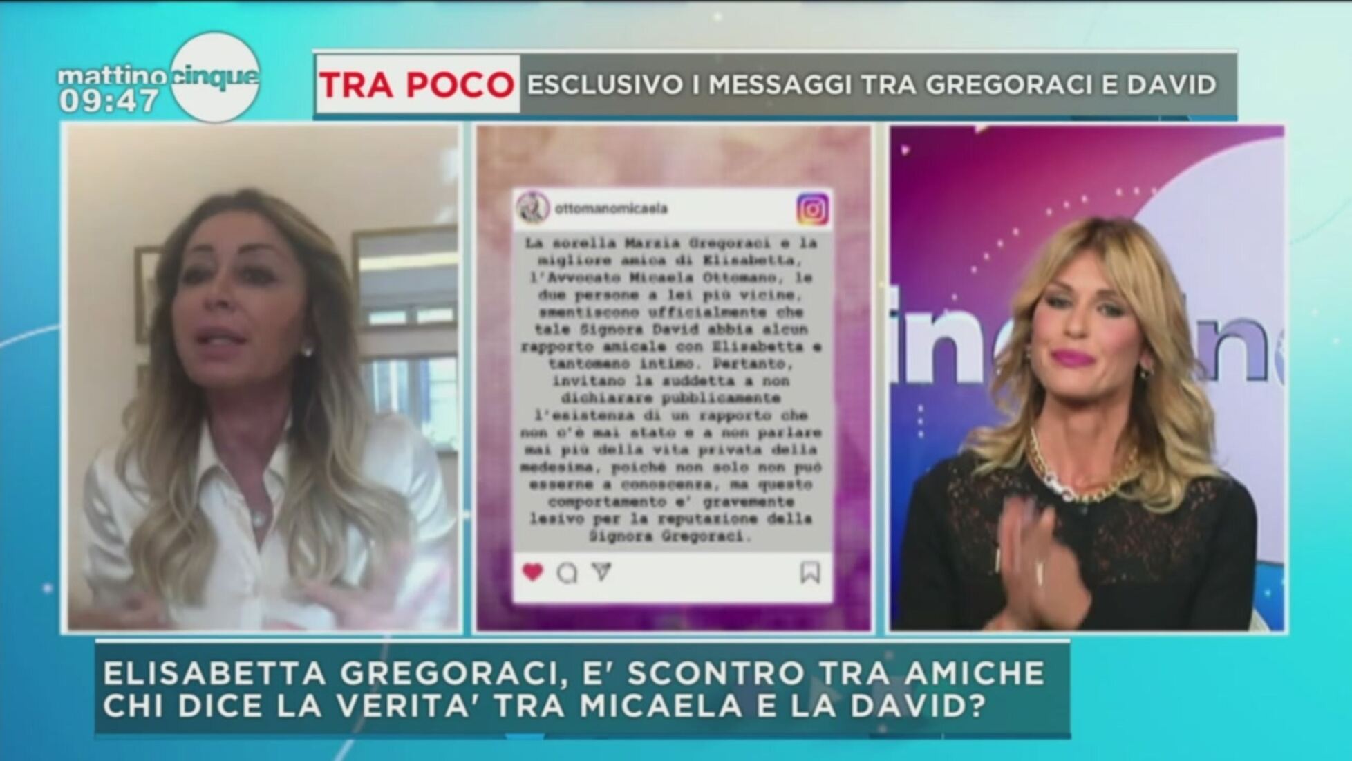 Gf Vip Scontro Tra Amiche Mattino Cinque Video Mediaset Play
