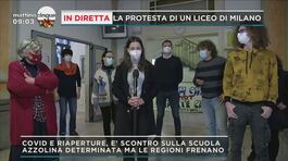 La protesta di un liceo di Milano thumbnail