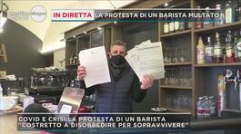 La protesta di un barista multato thumbnail