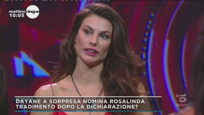 Gf Vip Dayane Mello Nomina Rosalinda Mattino Cinque Video Mediaset Infinity 9372