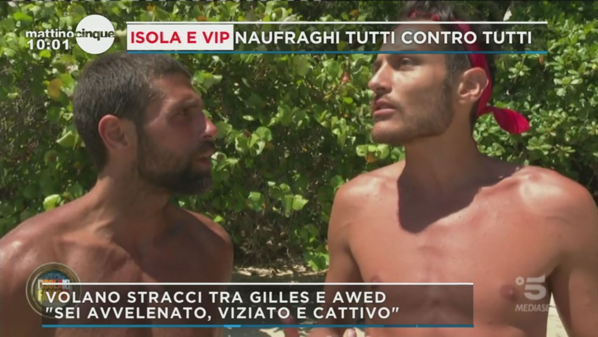 Mattino Cinque: Isola dei Famosi,la lite tra Gilles e Awed Video | Mediaset  Infinity