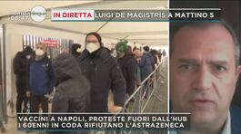 De Magistris e le proteste per i vaccini a Napoli thumbnail