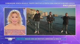 Napoli, Comunione senza regole: Troppi invitati e festa con concerto neomelodico thumbnail