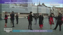 Covid-19, Roma. Contro lo stop ai balli di coppia: flash mob in piazza del Popolo, thumbnail