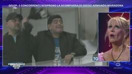 GFVIP - I concorrenti scoprono la scomparsa di Diego Armando Maradona thumbnail