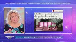 Il giallo di Nonna Rosina: non convince la versione della rapina finita male thumbnail