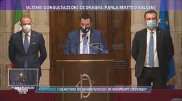 Ultime consultazioni di Draghi: parla Matteo Salvini thumbnail
