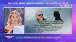 Delitto di Ilenia -  Parla la fidanzata di Claudio, l'ex marito di Ilenia. thumbnail