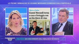 Gianni Morandi: le prime immagini dopo la dimissione dall'ospedale thumbnail