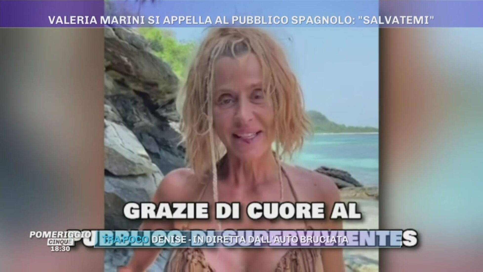 Il Dimagrimento Di Valeria Marini Pomeriggio Cinque Video
