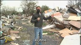 Resti di un campo rom abbandonati nel centro di Roma thumbnail
