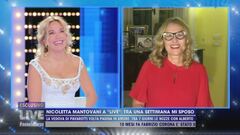 Nicoletta Mantovani a "Live": tra una settimana mi sposo