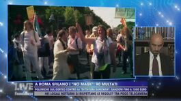 A Roma sfilano i "no mask": 90 multati thumbnail