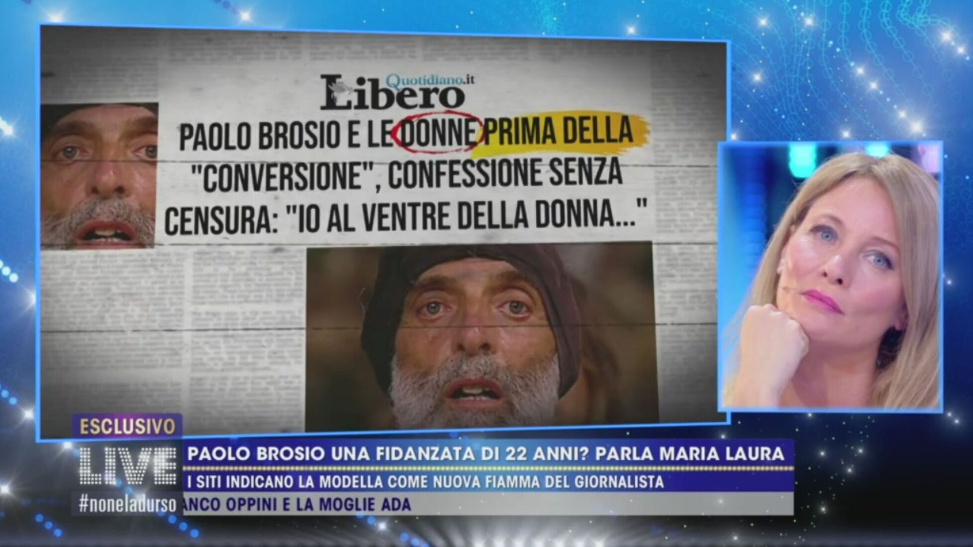 Paolo Brosio Maria Laura - Maria Laura De Vitis La Fidanzata Giovane Di Paolo Brosio Tra Noi ...