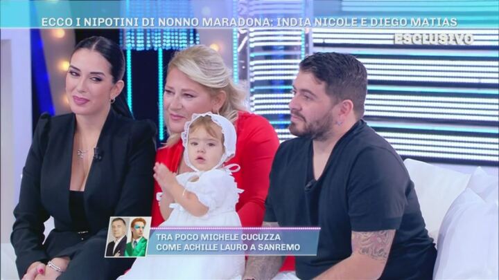 Ecco I Nipotini Di Diego Armando Maradona Domenica Live Video Mediaset Play