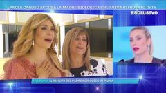 Domenica Live Paola Caruso accusa la madre biologica che aveva ritrovato in tv Video Mediaset Infinity