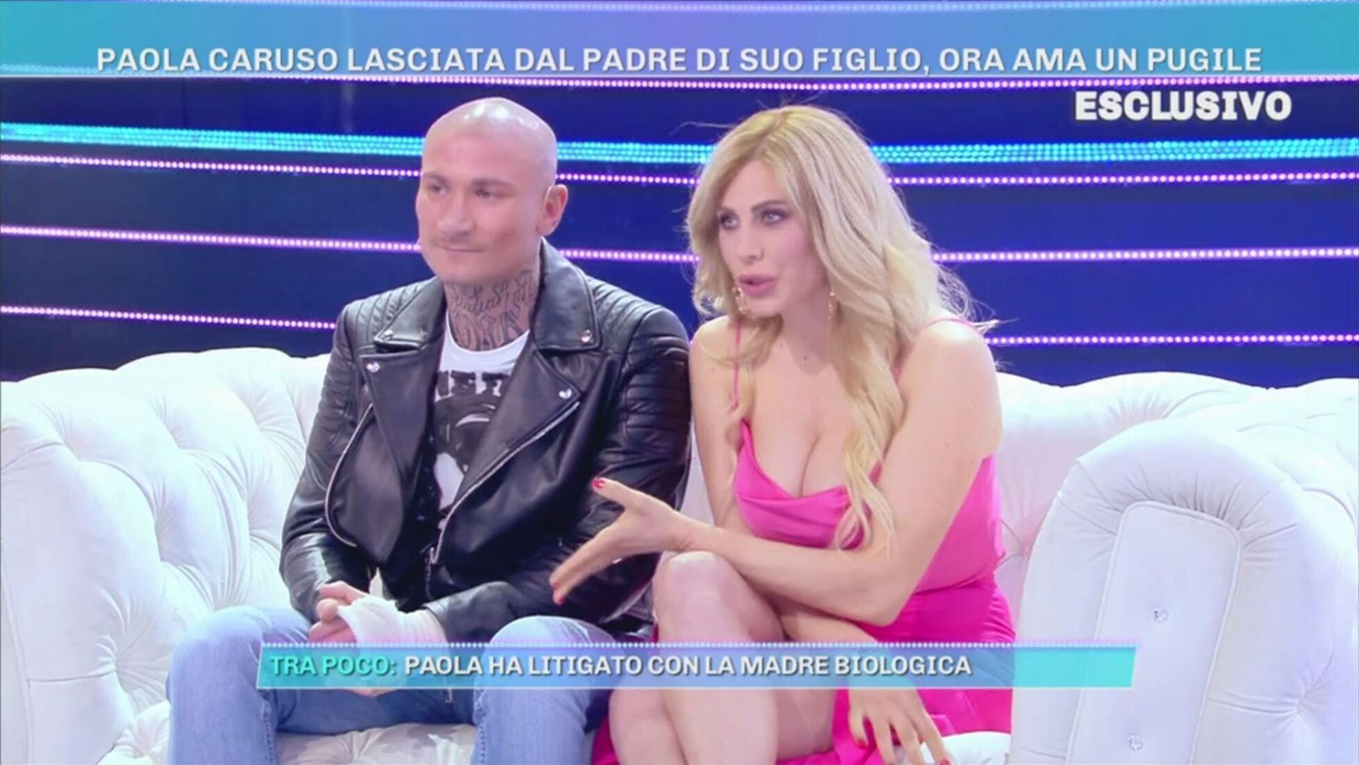 Domenica Live Paola Caruso lasciata dal padre di suo figlio ora ama un pugile Video Mediaset Infinity