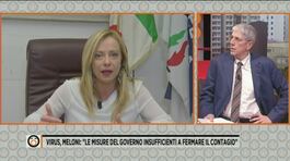 Giorgia Meloni: "Le misure per governo insufficienti a fermare il contagio" thumbnail