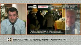 Virus, la frase di Galli che fa infuriare Salvini: "A Natale regali su internet e auguri via skype" thumbnail