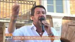 Salvini in tour, applausi e contestazioni thumbnail