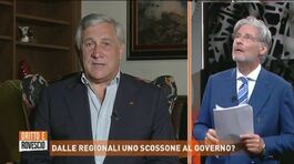 Antonio Tajani: "Non credo che il governo lasci le poltrone" thumbnail