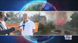 Fiamme in Abruzzo paura a Pescara thumbnail