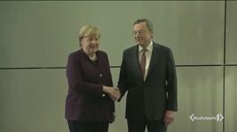 Virus e ripresa, asse Draghi-Merkel thumbnail