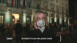 Giorgia Meloni in piazza contro il coprifuoco thumbnail