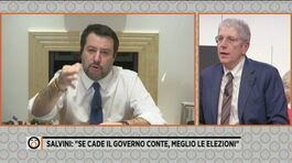 Matteo Salvini "Se cade il governo Conte, meglio le elezioni" thumbnail