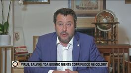 Virus, Salvini: " Da giugno niente coprifuoco né colori" thumbnail
