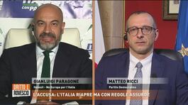 L'accusa: l'Italia riapre ma con regole assurde thumbnail