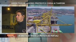 La protesta dei portuali di Trieste thumbnail