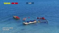 La prova ricompensa: la corsa delle zattere