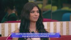 Federica Petagna resterà da sola nella Casa?