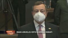 Draghi a Bruxelles: vertice su ripresa e migranti