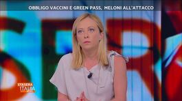 Giorgia Meloni su vaccini e green pass thumbnail
