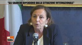 Sbarchi, la ministra dell'Interno Luciana Lamorgese: "Gli arrivi dipendono dalla situazione internazionale" thumbnail
