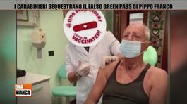 I carabinieri sequestrano il falso green pass di Pippo Franco thumbnail