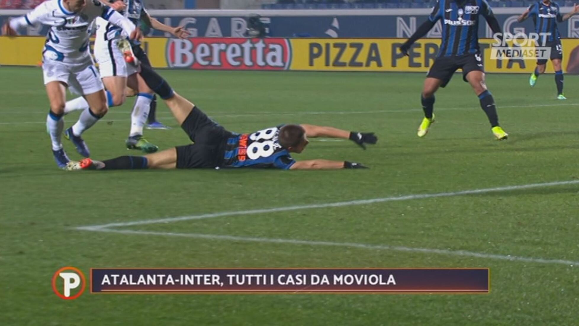 Pressing Atalanta Inter la moviola rigore di D Ambrosio Video Mediaset Infinity