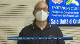 Incendi senza sosta in Sicilia, fiamme in pineta a Pescara thumbnail