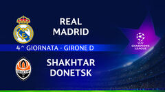Real Madrid-Shakhtar Donetsk: partita integrale
