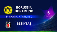 Borussia Dortmund-Besiktas: partita integrale