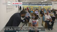 Vaccini, i convinti dal green pass