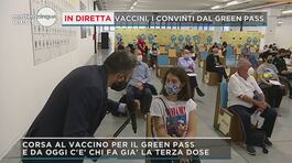 Vaccini, i convinti dal green pass thumbnail