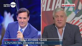 Quale futuro per Draghi? Antonio Tajani: "Sta lavorando bene. Sogno di vedere Berlusconi al Quirinale" thumbnail