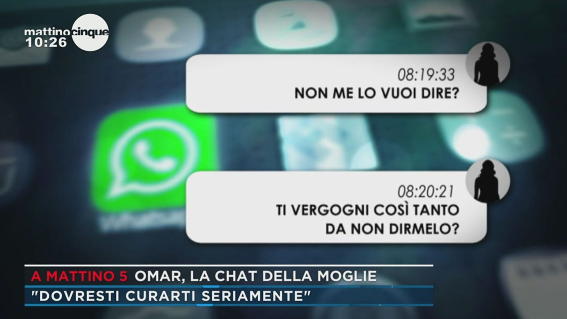 Mattino Cinque: Omar, lo scambio di messaggi tra lo stupratore e la moglie  : 