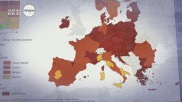 Covid, l'Europa si tinge di rosso thumbnail